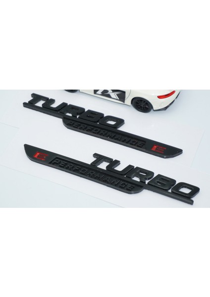 Turbo E Performance Siyah Çamurluk Yanı Logo Benz Ile Uyumlu