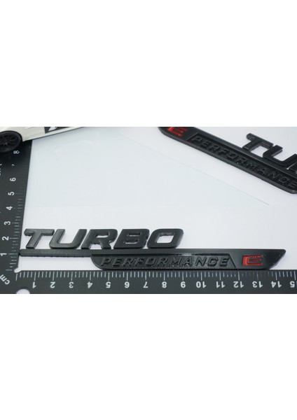 Turbo E Performance Siyah Çamurluk Yanı Logo Benz Ile Uyumlu