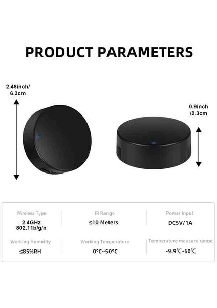 Tuya Destekli Wifi + Rf + Ir Akıllı Kumanda