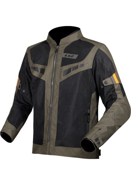 Ls2 Blade Aır Mont Haki-Turuncu 4xl Beden