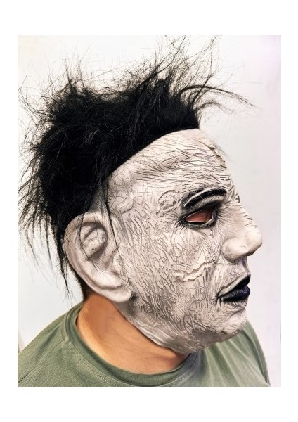 Michael Myers Siyah Saçlı Yüz Maskesi