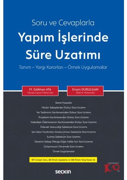 Yapım Işlerinde Süre Uzatımı - M. Gökhan Ata