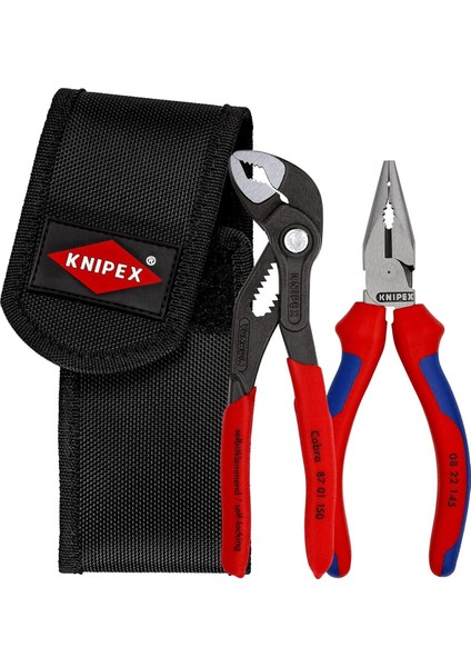 Kemeri Çantasında Knipex Mini Pense Seti, 2 Adet 00 20 72 V06