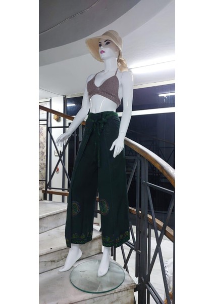 Otantik Nakış İşlemeli Harem Şalvar Bulmaca Pantolon(100 CM)