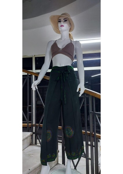 Otantik Nakış İşlemeli Harem Şalvar Bulmaca Pantolon(100 CM)