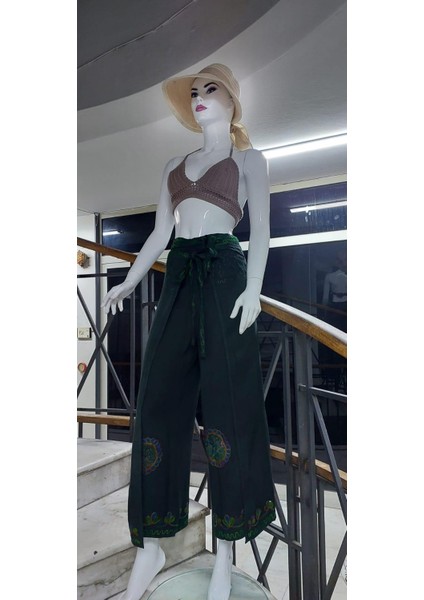 Otantik Nakış İşlemeli Harem Şalvar Bulmaca Pantolon(100 CM)