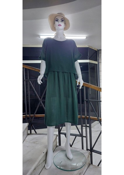 Italyan Müslin Keteni Üstü File Bluzlu Astarlı Tek Parça Elbise fiyatları