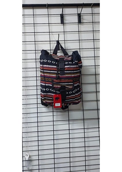 Etnik Desenli Astarlı Dokuma Cepli Sırt Çantası fiyatları