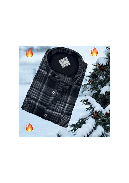 Kışlık Erkek Oduncu Gömlek Kapaklı Çift Cep(Regular Kalıp) fiyatları