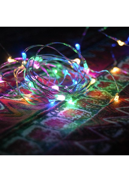 10 Metre Renkli Peri LED Işık Ultra Parlak LED Işık Yılbaşı Ağacı Işığı Noel Işığı Su Geçirmez Model