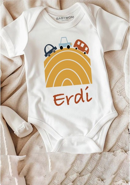 Isme Özel Bebek Çıtlıtlı Body