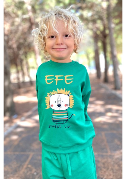 Isme Özel Baskılı Pamuklu Eşofman Takımı