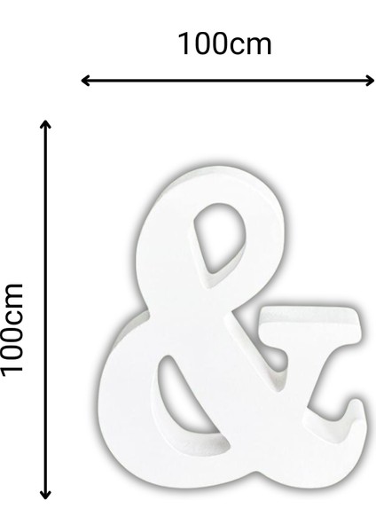 Strafor & Işareti 100 cm
