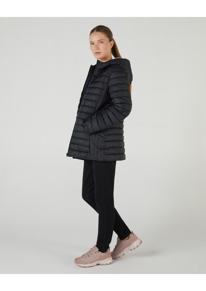 W Outerwear Polar Lining Padded Jacket Kadın Siyah Mont S242101-001 fiyatları