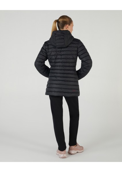 W Outerwear Polar Lining Padded Jacket Kadın Siyah Mont S242101-001 modelleri