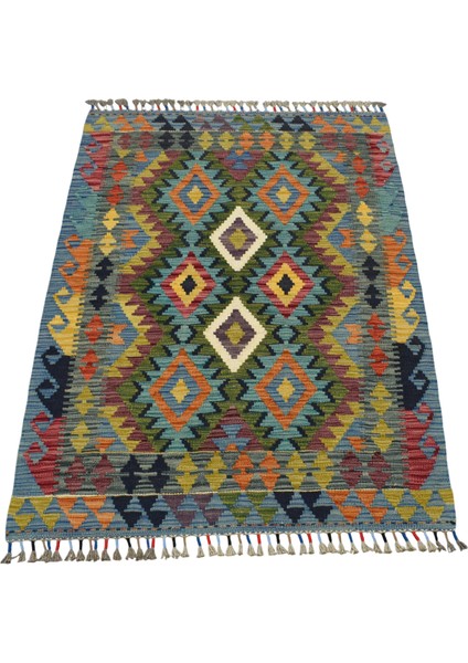 Yeni El Dokuma Benzersiz Kemaliye Horasan Türkmenleri Yün Kilim 5363