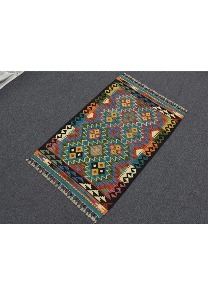 Yeni El Dokuma Nadide Cerit Yörükleri Meşhed Iran Yün Kilim 5374