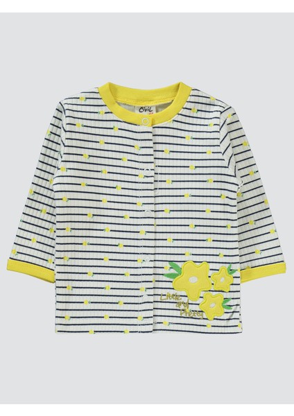 Kız Bebek Pijama Takımı 1-6 Ay Sarı modelleri