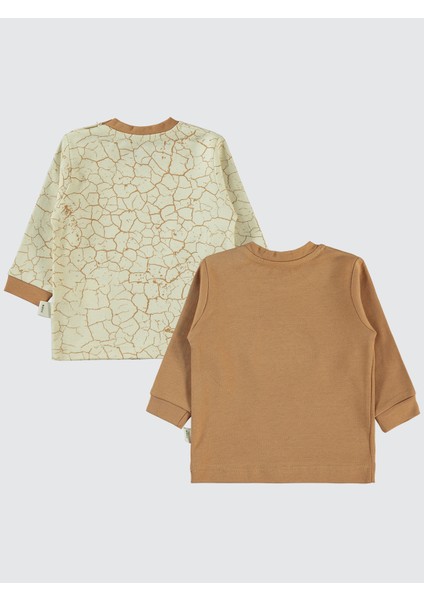 Erkek Bebek 2'li Sweatshirt 6-18 Ay Kahve fiyatları