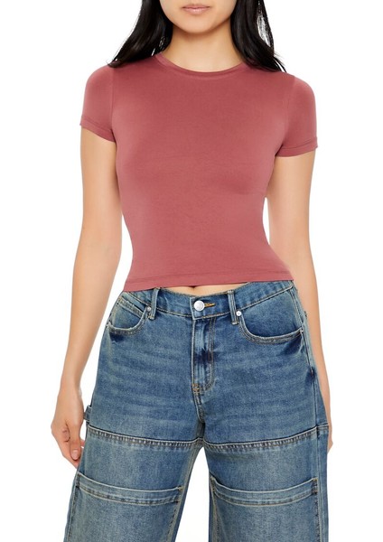 Dikişsiz Crop T-Shirt fiyatları