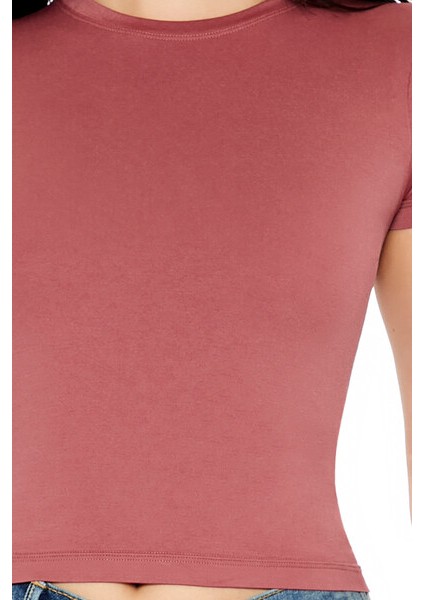 Dikişsiz Crop T-Shirt indirimleri