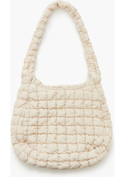F21 Kapitone Puffer Tote Çanta