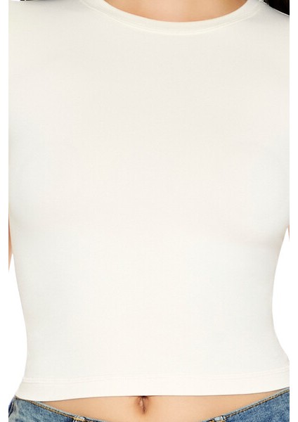 Dikişsiz Crop T-Shirt indirimleri
