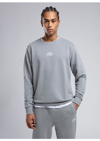 Bisiklet Yaka Antrasit Erkek Sweatshırt 251 Lcm 241024 Kıd Antrasit