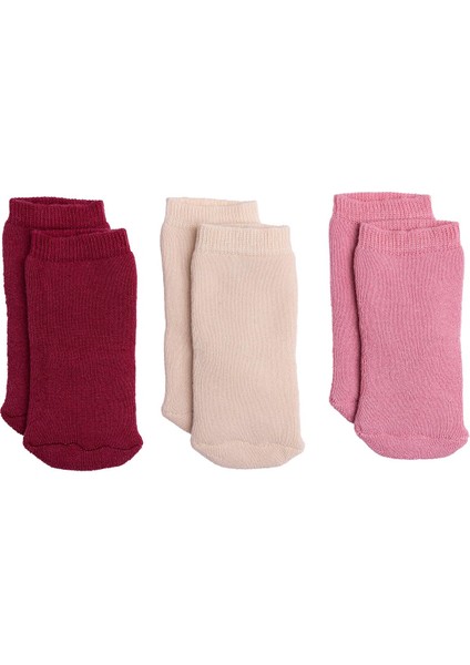 Kız 3lü Havlu Çorap Kız Bebek