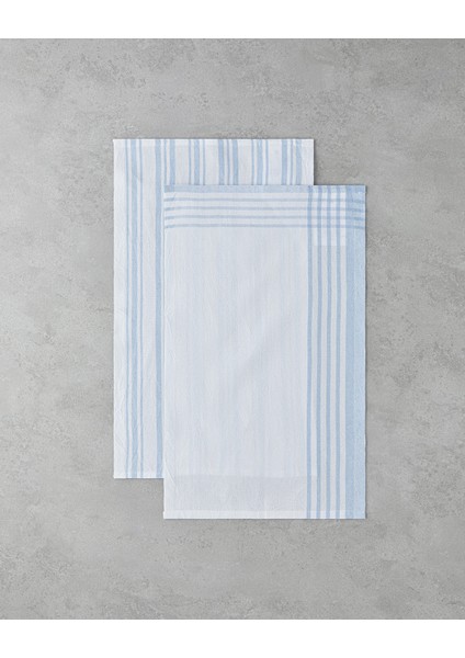 Savory Pamuk Polyester 2'li Kurulama Bezi 30X50 cm Mavi