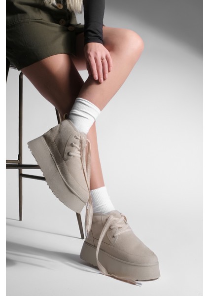 Kadın Kalın Taban Içi Kürklü Günlük Bot Mariva fiyatları