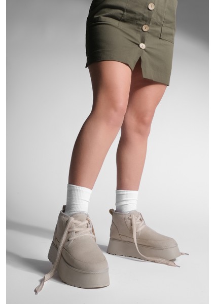 Kadın Kalın Taban Içi Kürklü Günlük Bot Mariva fırsatları