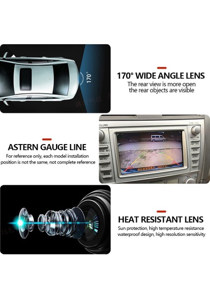 Ford Transit / Transit Connect Için Araç Arka Görüş Kamerası Geri Park Kamerası (Yurt Dışından)