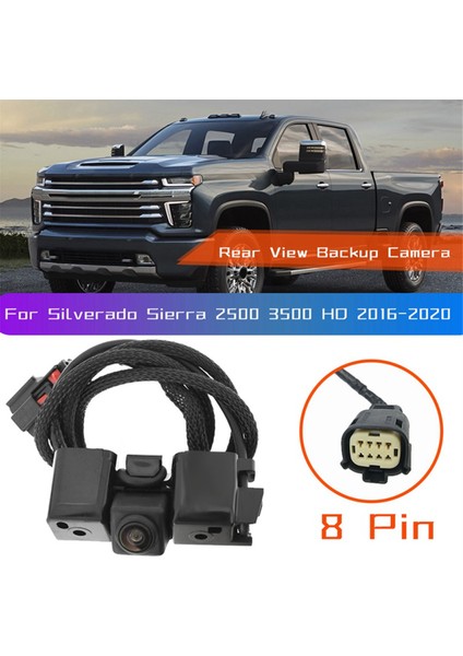 Gmc Chevrolet Silverado 23244435 84079952 Için Geri Görüş Kamerası Geri Vites Park Yardım Kamerası (Yurt Dışından)