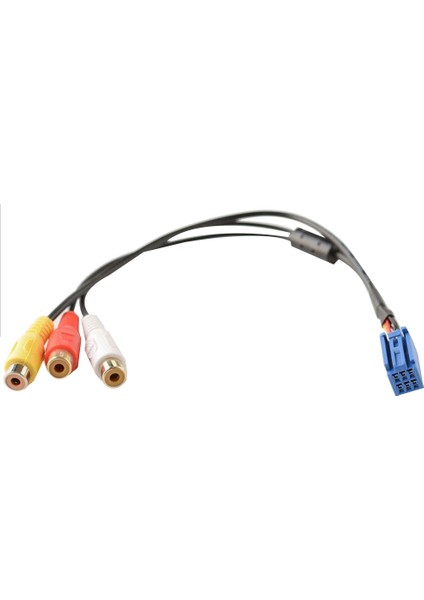 Araba Rca Dişi Ses Video Av-In Kablo Tel Toyota Ana Ünite 6pin Mavi A/v Bağlantı Noktası 3040 (Yurt Dışından)