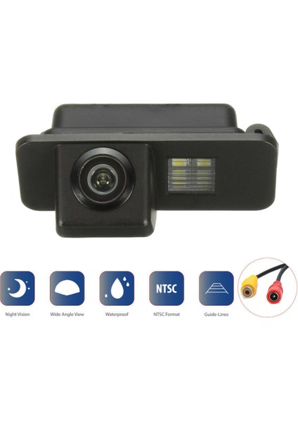 Ford Focus Için Mk2 Mondeo S-Max Kuga Fiesta 2008-2010 Dikiz Kamera Geri Görüş Kamerası Ters Park Kamerası Gece Görüş (Yurt Dışından)
