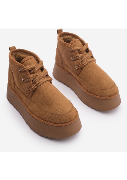 Kadın Kalın Taban İçi Kürklü Günlük Bot Mariva Taba Süet indirimleri