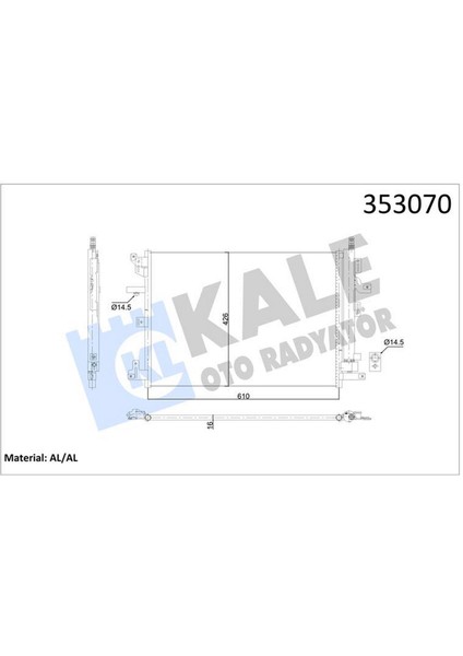 Klima Radyötörü Kondenser Volvo XC90 I 2.5t T6 3.2 V8 D3 D5 2002-2014 13