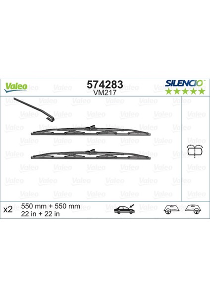 Silgi Silencio Seri (X2) (VM217) Peugeot 405) 13