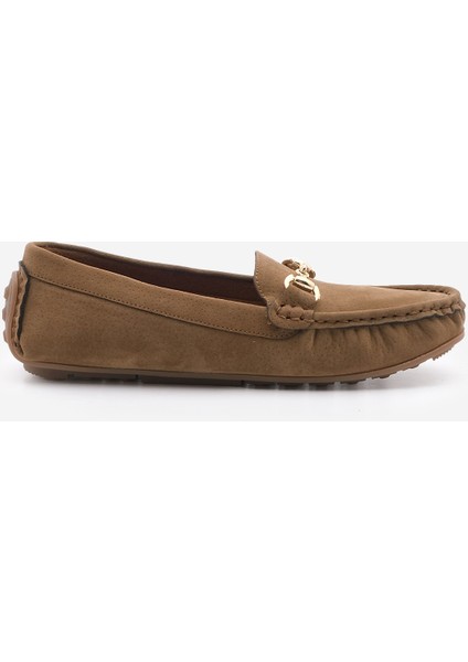 Marjin Kadın Saraç Detaylı Comfort Tokalı Loafer Elos