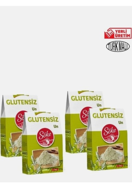 4'lü Glutensiz Un 250 grx4 ad
