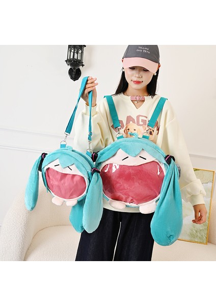 Çocuk Moda Sırt Çantası Karikatür Görsel Sırt Çantası Peluş Bebek Çantası Erkek ve Kızların Açık Hava Seyahati Atıştırmalık Çantasına Çıkması Için (Yurt Dışından)