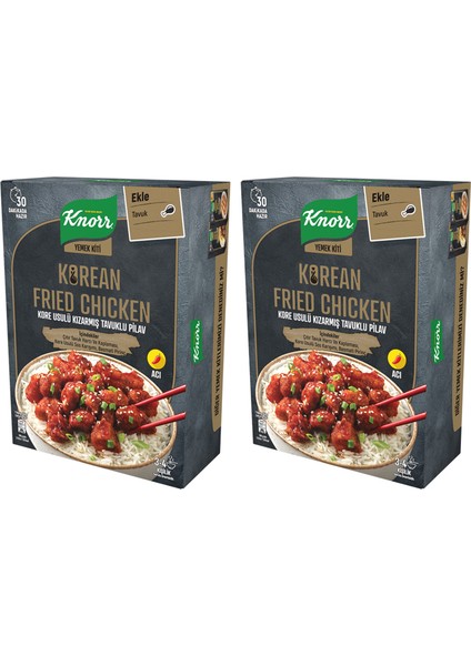 Yemek Kiti Kore Usulü Kızarmış Tavuklu Pilav 34 Kişilik 370 gr x 2