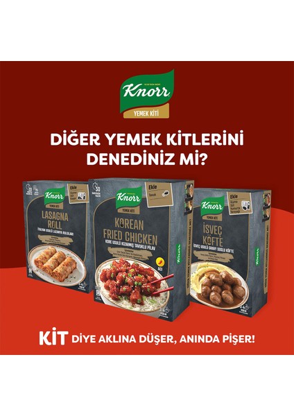 Yemek Kiti Kore Usulü Kızarmış Tavuklu Pilav 34 Kişilik 370 gr x 2