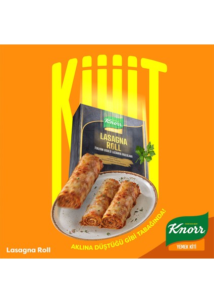 Yemek Kiti Italyan Usulü Lazanya Ruloları 34 Kişilik 180 gr x 2