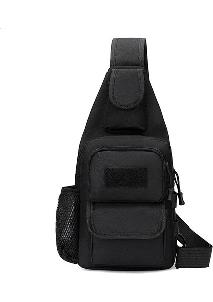 Göğüs Çantası Erkek Spor Omuz Crossbody Çanta Yaz Erkek Bel Çantası Luya Sırt Çantası Taktik Sapan Küçük Çanta (Yurt Dışından)