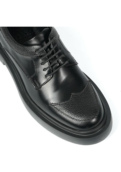 Romeo Model Deri El Yapımı Erkek Siyah Casual Ayakkabı fırsatları