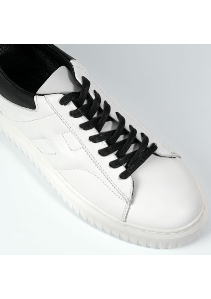 Dantes Model Deri El Yapımı Erkek Beyaz Sneaker fırsatları