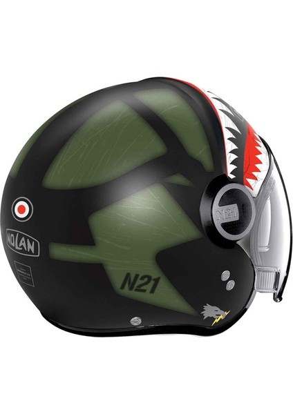 N21 Visor Skydweller 091 Açık Motosiklet Kaskı