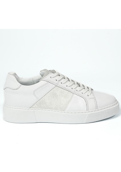 Rossini Model Deri El Yapımı Erkek Beyaz Sneaker fırsatları